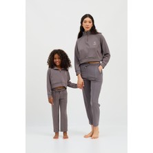 Katia & Bony Çocuk Basic Fluffy Eşofman Altı Koyu Gri