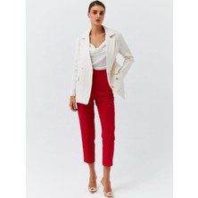 Uğur Butik Ara Bel Dar Paça Kumaş Pantolon