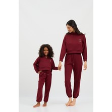 Katia & Bony Kız Çocuk Basıc Fluffy Sweatshirt Bordo