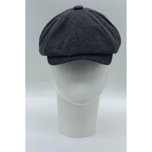BE Hoope Kışlık Kaşe Ingiliz Stili 8 Parçalı Peaky Blinders Kasket Şapka