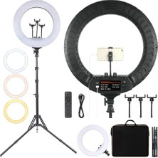 Rl-21 Inç Işıklı Telefon Tutucu Ring Light