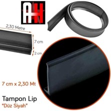 Woodhub Kia Rio Kauçuk Düz Tampon Altı Ek Lip