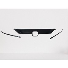 Woodhub Cıvıc Fe1 2022 Içın Uyumlu Panjur Kaplama - Pıano Black 3 Parça