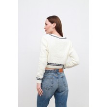 Özlem Yıldız Yırtık Detaylı Pantolon Blue - 28