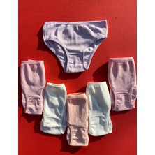 Raporlu Pamuklu 6 Adet Kız Çocuk Şort-Külot Soft Renkler 34A18