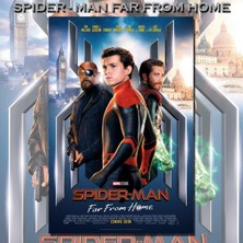 Callwood Spider-Man Far From Home/Örümcek Adam Evden Uzakta Film PosteriBaskı