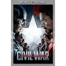 Callwood Captain America Civil War/Kaptan America Iç Savaş Film PosteriBaskı