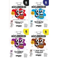 8. Sınıf Güçlendiren 32 Haftalık Türkçe+Matematik+Fenbilimleri+Inkılap Tarihi Kazanım Denemeleri