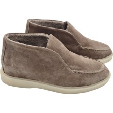 Ayak Kabım Aayak&kabimofficial Kadın Bot Bej Süet Gerçek Deri Dış Materyal ile Şık Görünüm ve Konforlu Tasarım