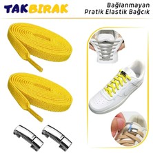 Yefer Store Tak Bırak Manyetikli Bağcık, Mıknatıslı, Elastik, Pratik 1 Çift Bağcık