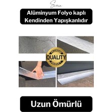 Svein 72 mm x 2 mt Su Geçirmez Sızdırmaz Çatı Boru Dayanıklı Çamur Sakız Bant Alüminyum Tamir Bandı