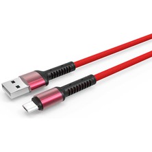 ENSUENO Kırmızı LS63 Micro USB Kablo