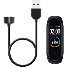 ENSUENO Siyah Xiaomi Mi Band 6 USB Şarj Kablosu-Zore