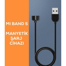 ENSUENO Siyah Xiaomi Mi Band 6 USB Şarj Kablosu-Zore