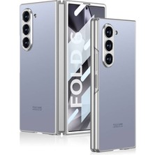 ENSUENO Galaxy Z Fold 6 Kılıf Titanyum Metal Tasarımlı Kıpta Caz Kapak