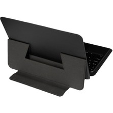 ENSUENO iPad 10.2 2021 (9.nesil) Uyumlu Border Keyboard Bluetooh Bağlantılı Standlı Klavyeli Tablet Kılıf