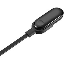 ENSUENO Siyah Xiaomi Mi Band 3 USB Şarj Kablosu-Zore