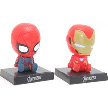 Sobepy Ironman ve Spiderman Kafa Sallayan Figür ALK2858