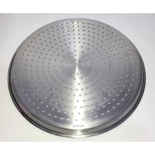 Abnturk 2 Adet Delikli Alüminyum 40 Cm Granit Pizza Tavası Yanmaz Yapışmaz En Iyi Pizza Pişirme Fırın Tepsisi