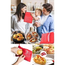 Tekno Trust Pratik Bir Şekilde 4 Dakikada Patates Patlıcan Haşlayan Pratik Mikrodalga Patates Kumpir Torbası