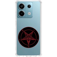 Zeyno Xiaomi Redmi Note 13 Pro 5g Uyumlu Pentagram Desenli Silikon Kılıf