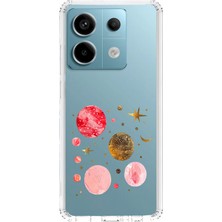 Zeyno Xiaomi Redmi Note 13 5g Uyumlu Gezegenler Desenli Silikon Kılıf