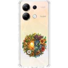 Zeyno Xiaomi Redmi Note 13 4g Uyumlu Çiçekli Lamba Desenli Silikon Kılıf