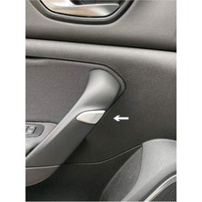 Woodhub Renault Megane 4 Sedan Krom Kapı Içi Tutamak 2 Parça 2021 ve Sonrası Uyumlu