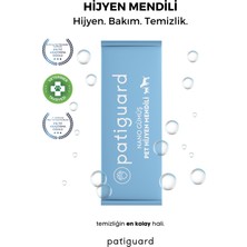 Patiguard Pet Hijyen Mendili Nano Gümüş Evcil Hayvan Koku Giderici Temizleme Bakım Havlusu 10 Adet