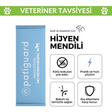 Patiguard Pet Hijyen Mendili Nano Gümüş Evcil Hayvan Koku Giderici Temizleme Bakım Havlusu 10 Adet