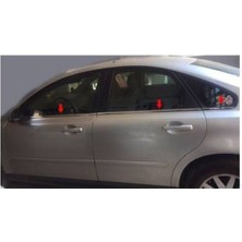 Woodhub Volvo S40 Krom Cam Çıtası Takımı 2005-2012 6 Parça Paslanmaz Çeli