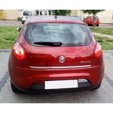 Woodhub Fiat Bravo Formlu Krom Bagaj Alt Çıtası 2008+ Üzeri Paslanmaz Çel