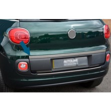 Woodhub Fiat 500 L Formlu Krom Bagaj Alt Çıtası 2013 Üzeri P. Çelik