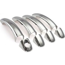 Woodhub Volkswagen Touareg 2003-2007 Krom Kapı Kolu 4 Kapı Paslanmaz Çelik