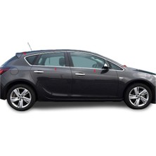 Woodhub Opel Astra J Hb Krom Cam Çerçevesi 12 Parça Krom Cam Çıtası Full Set Astra J