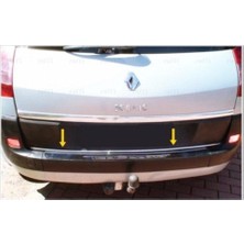Woodhub Renault Scenic 2 Krom Alt Bagaj Çıtası 2005 Üzeri P. Çelik