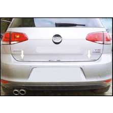 Woodhub Vw Golf 7 Krom Bagaj Alt Çıtası 2013 Üzeri Paslanmaz Çelik