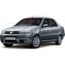 Woodhub S-Dizayn Fiat Albea Krom Cam Çıtası 4 Prç 2002-2012