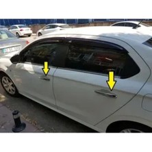Woodhub Citroen C Elysee Krom Kapı Kolu 4 Kapı 2012 Üzeri P.çelik