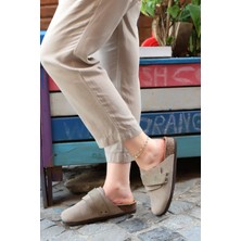 Akman Leather Messina  Deri Mantar Taban  Terlik