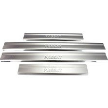 Woodhub Otomotiv Volkswagen Passat B6 Krom Kapı Eşiği 4 Parça 2005 - 2010 Arası P.çelik