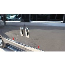 Woodhub Fiat Doblo 2010-2021 Krom Yan Kapı Çıtası 4 Kapı Paslanmaz Çelik