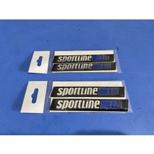 W124 W201 Sportline Tip Yazısı 2 Adet Mercedes Benz