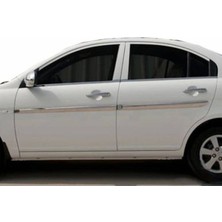 Woodhub Hyundai Accent Era Yan Kapı Çıtası 4 Kapı Krom 2005 > 2011