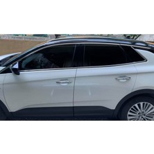 Woodhub Opel Grandland x Cam Çıtası 6 Prç Krom 2017 +