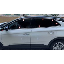 Woodhub Opel Grandland x Cam Çerçevesi 14 Prç Krom 2017 +