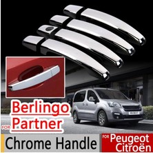Woodhub Peugeot Partner Tepee Kapı Kolu Kromu Nikelajı 2008 Sornası