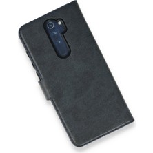 FUJİMAX Xiaomi Redmi Note 8 Pro Kılıf Dışı Deri Içi Silikon Kartlıklı Kapaklı Trend S Plus Kapak