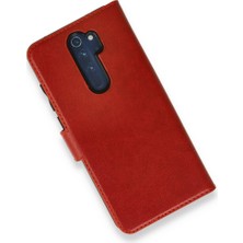 FUJİMAX Xiaomi Redmi Note 8 Pro Kılıf Dışı Deri Içi Silikon Kartlıklı Kapaklı Trend S Plus Kapak