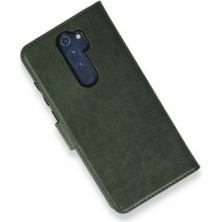 FUJİMAX Xiaomi Redmi Note 8 Pro Kılıf Dışı Deri Içi Silikon Kartlıklı Kapaklı Trend S Plus Kapak